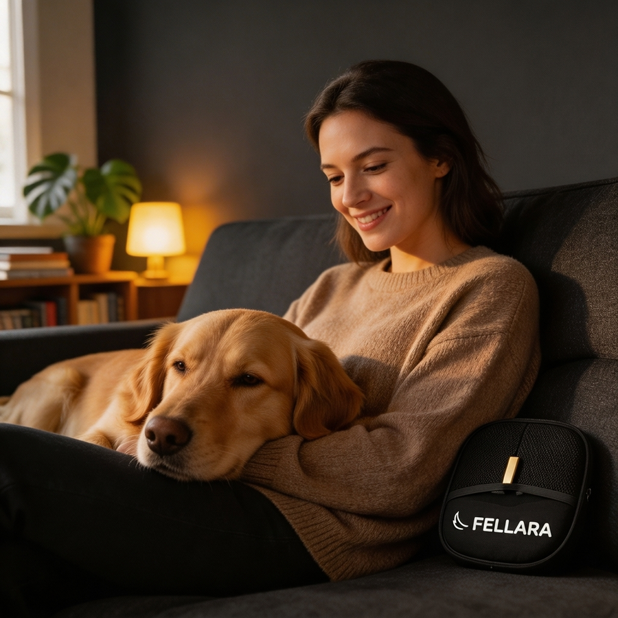 Deine Couch hat ein Fellproblem.<br><em>Fellara löst es.</em>